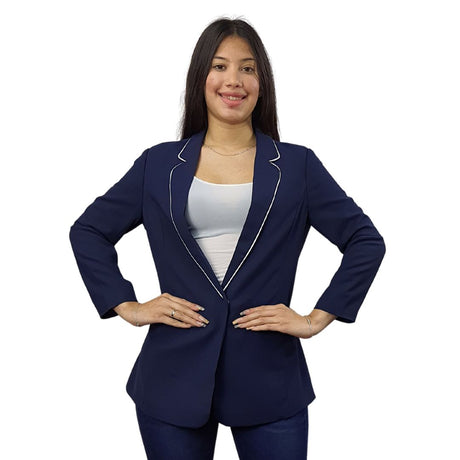 Blazer Vero Moda Azul Oscuro Style PAJAMA 7/8 BLAZER(VMC-SD)