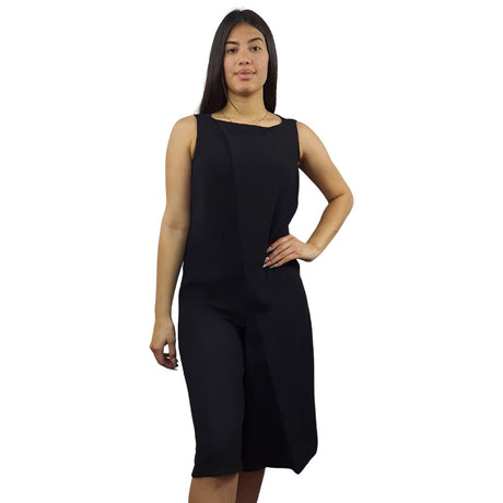 Jardinera Vero Moda Negro Style PEONY 3/4 WIDE CATSUIT(VMC-MP)