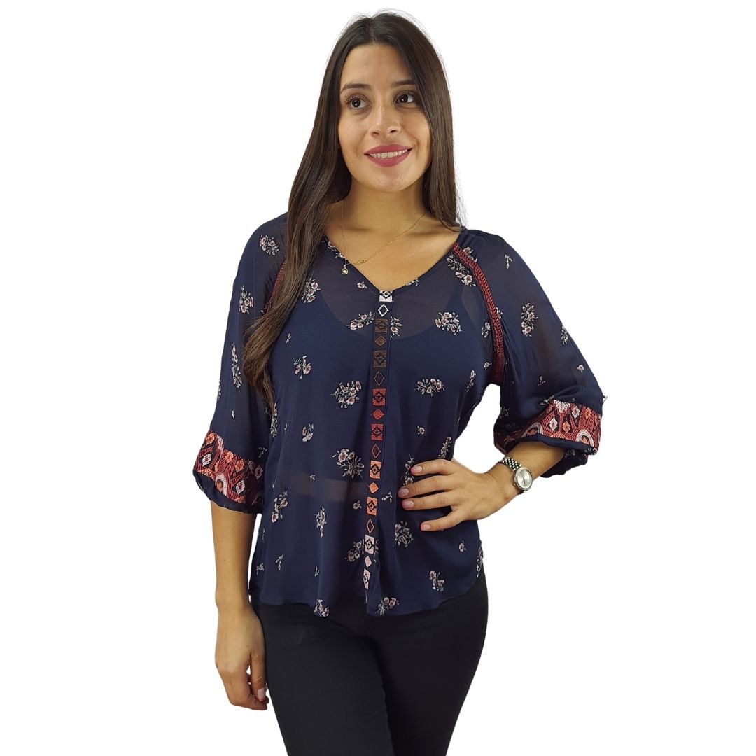 Blusa Vero Moda Negro Style ARTHURIN 44654 TOP SET(VMC-NN)