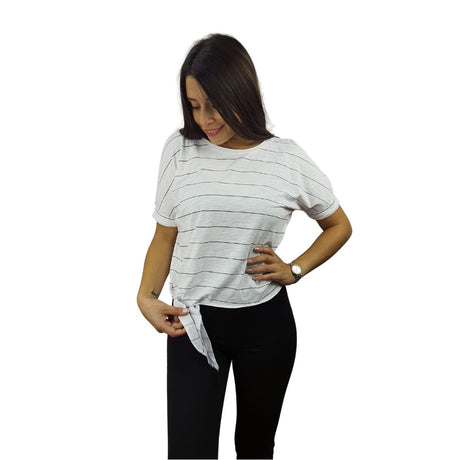 Polera Vero moda Blanco  Style LEMO S/S TOP(SD)