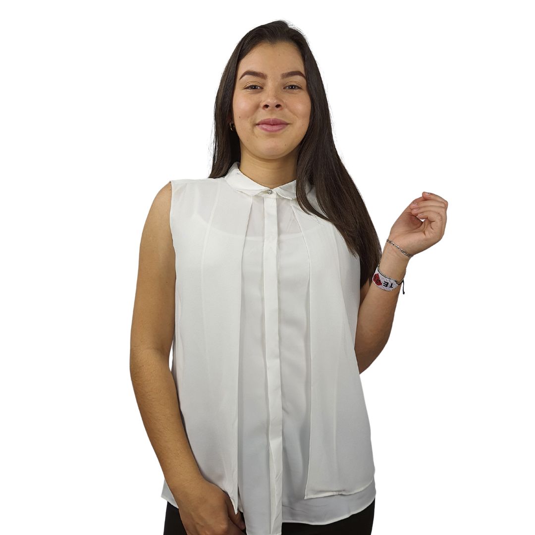 Blusa Veromoda Blanco Style CARA S/L SHIRT(VMC-TP-ET-2)