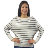 Sweater Vero Moda Blanco y Negro Style ANNA L/S KNIT(UM)