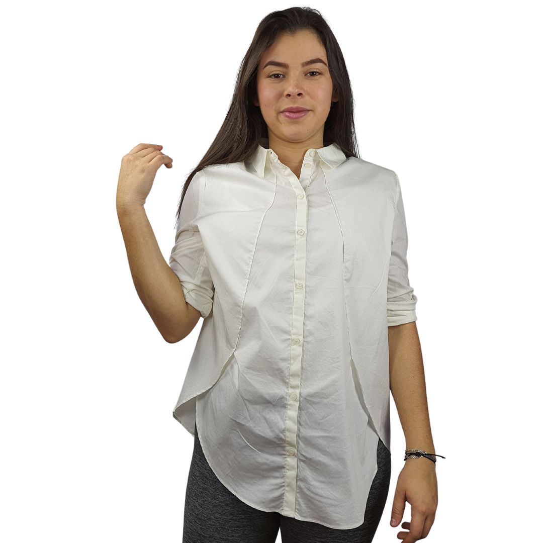 Blusa Vero Moda Blanca Style PENNY 3/4 SHIRT(PM)