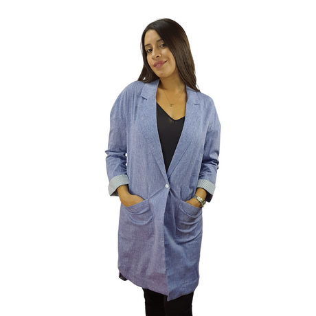 Blazer Vero Moda Azul  Style STUDIO 9/10 BLAZER(MM)