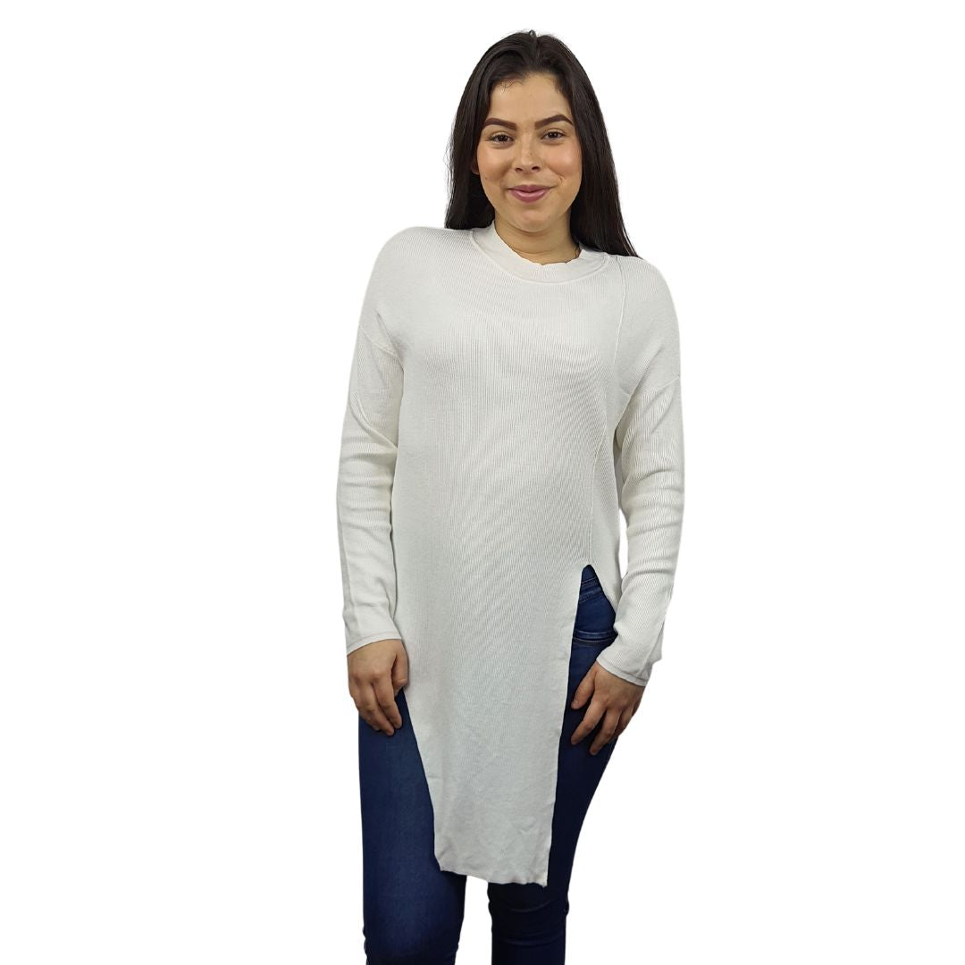 Sweater Vero Moda Blanco Style IRIS L/S KNIT(FL)