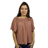 Top Vero Moda Marron Claro Style LEA 1/2 TOP(NR)