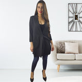 Blazer Vero Moda Negro Style TETHYS 3/4 BLAZER(VMC-TP-EC-3)