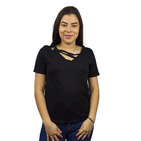 Polera Vero Moda Negro Style CHOICE PENCE S/S TOP(NC)-OR