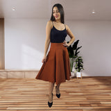Falda Vero Moda Cobre Style DARCY MIDI SKIRT(BN-ET-2)