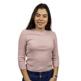 Blusa Vero Moda Rosa Palida Style LEONARDO 3/4 KNIT(VMC-TP)
