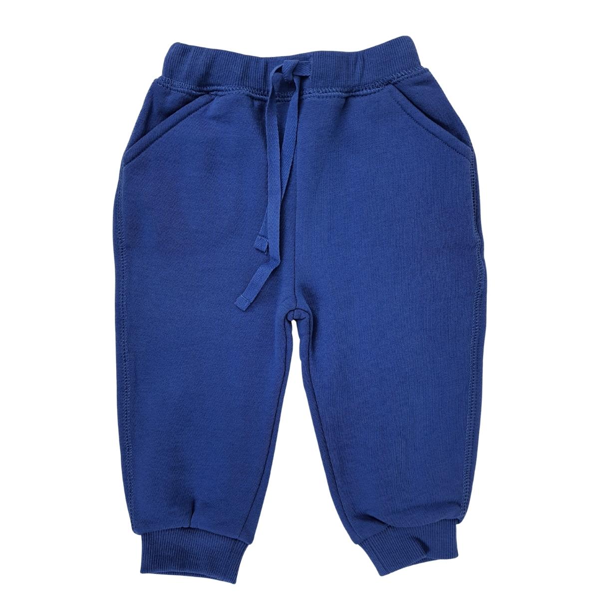 Pantalon Babycottons Sweatpant Frisa W.Colors Azul Paris