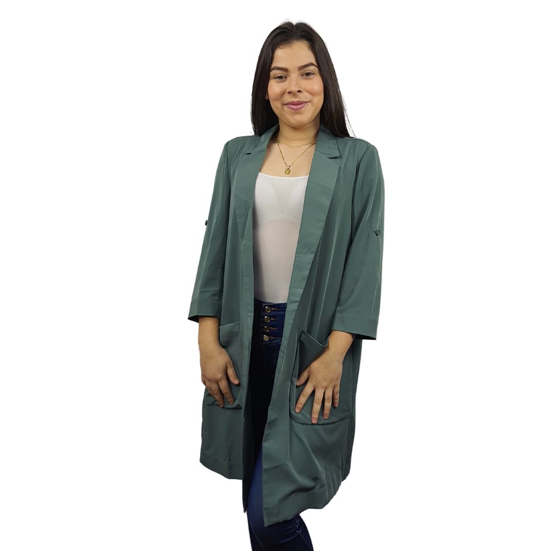 Blazer Vero Moda Verde Style HELENE 3/4 BLAZER(VMC-TP)