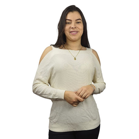 Blusa Vero Moda Beige Style ELLEN L/S KNIT(EL)