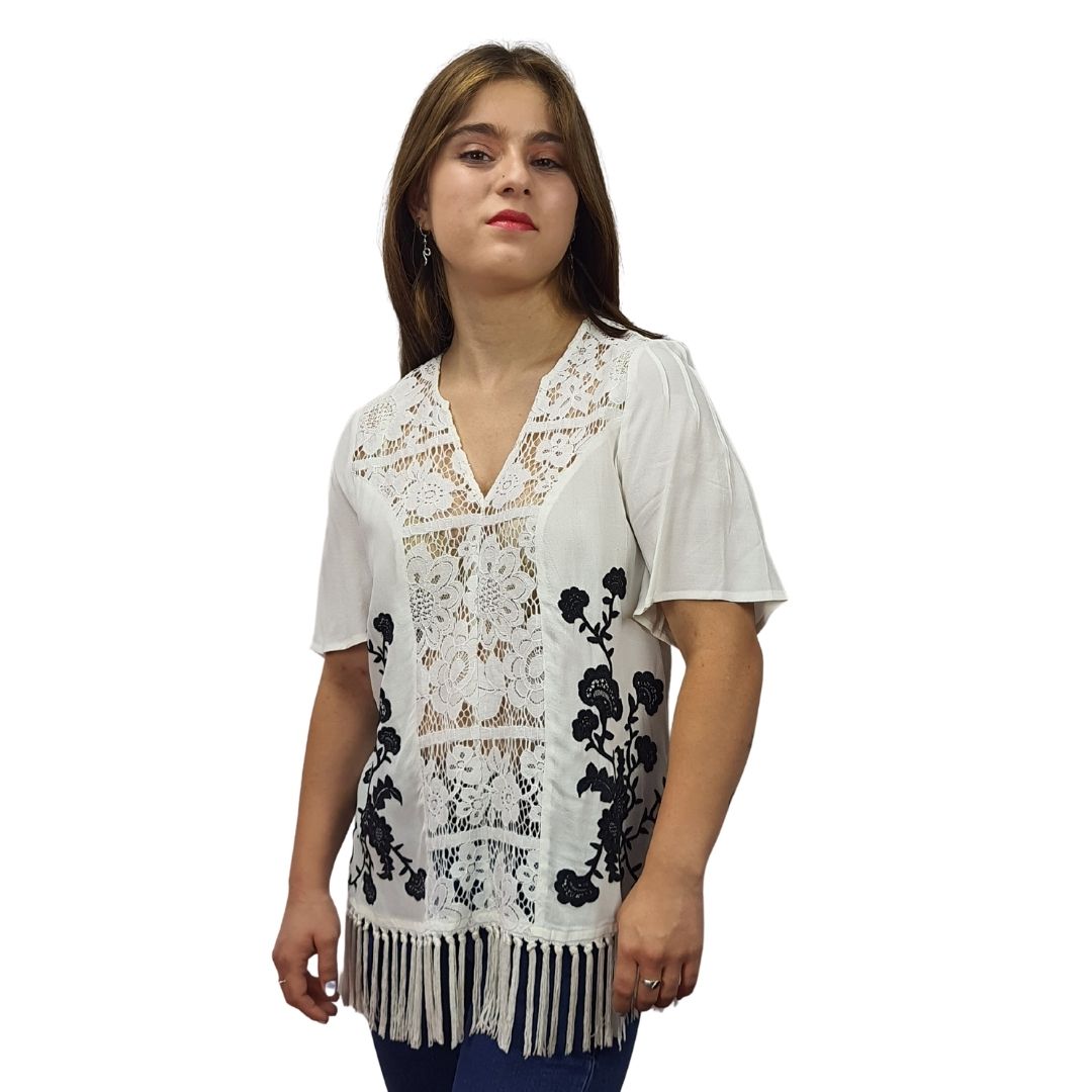 Blusa Rapsodia Atlantic Blanco