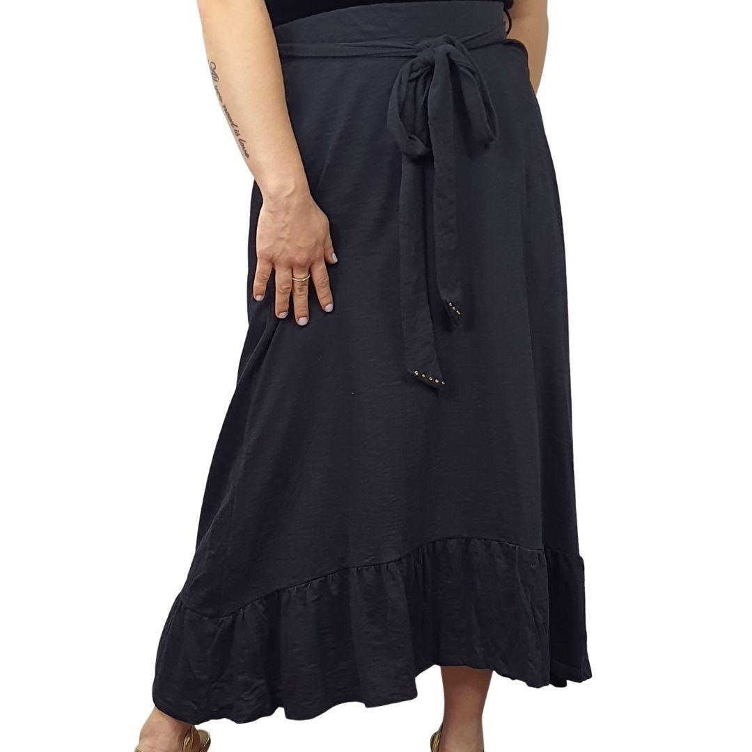 Falda Rapsodia Summer Plain Negro