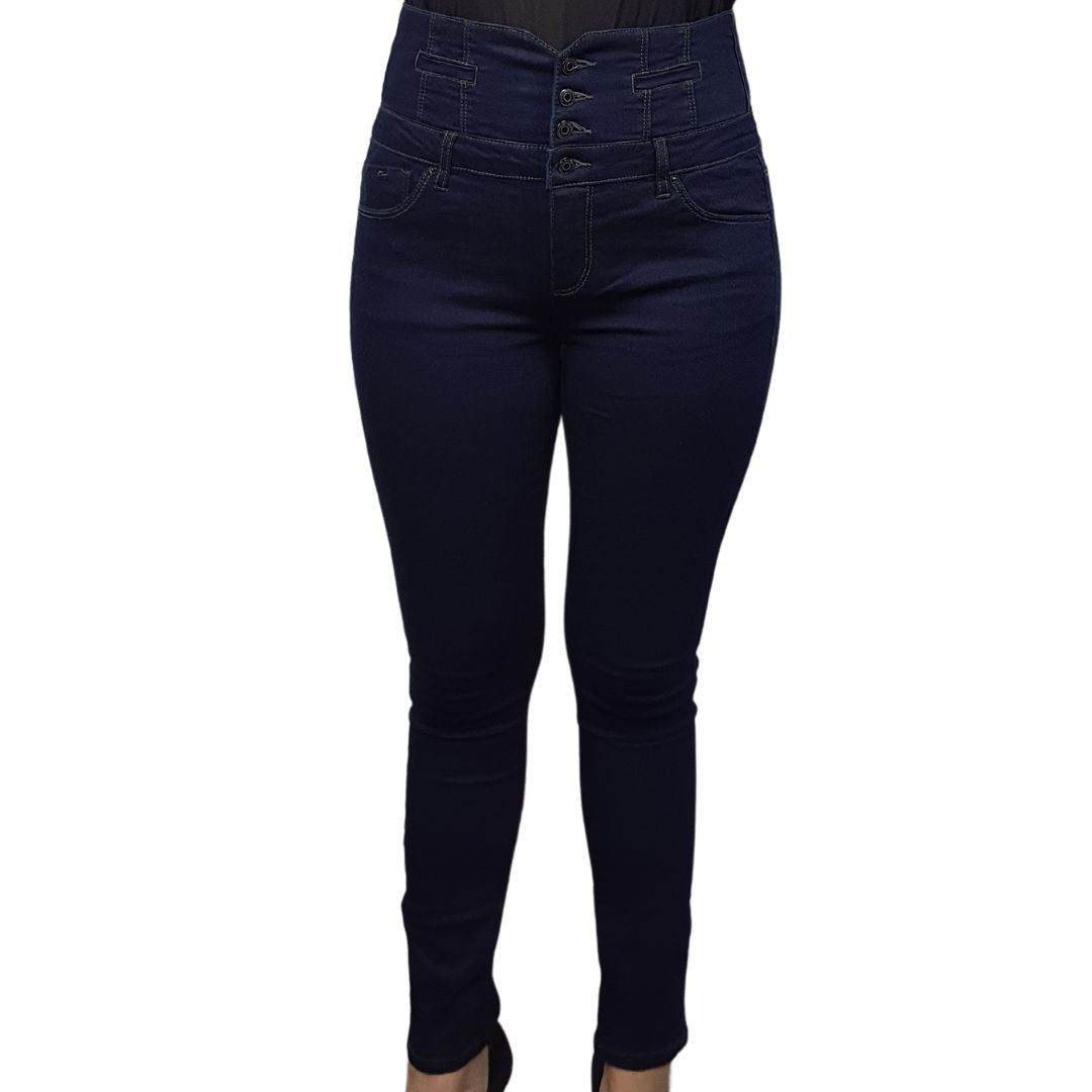 Jeans Vero Moda Azul Oscuro Style FINE IVAN 9/10 HW X-SLIM JEANS(MP)