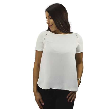 Blusa Vero Moda Blanco  Style ELVA S/S WOVEN TOP(VMC-TP)