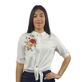 Blusa Vero Moda Blanco Style JASSIE SOLID 3/4 SHIRT(NN)