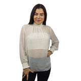 Blusa Vero Moda Blanco Style LAUDER 3/4 WOVEN TOP SET(VMC-RN)