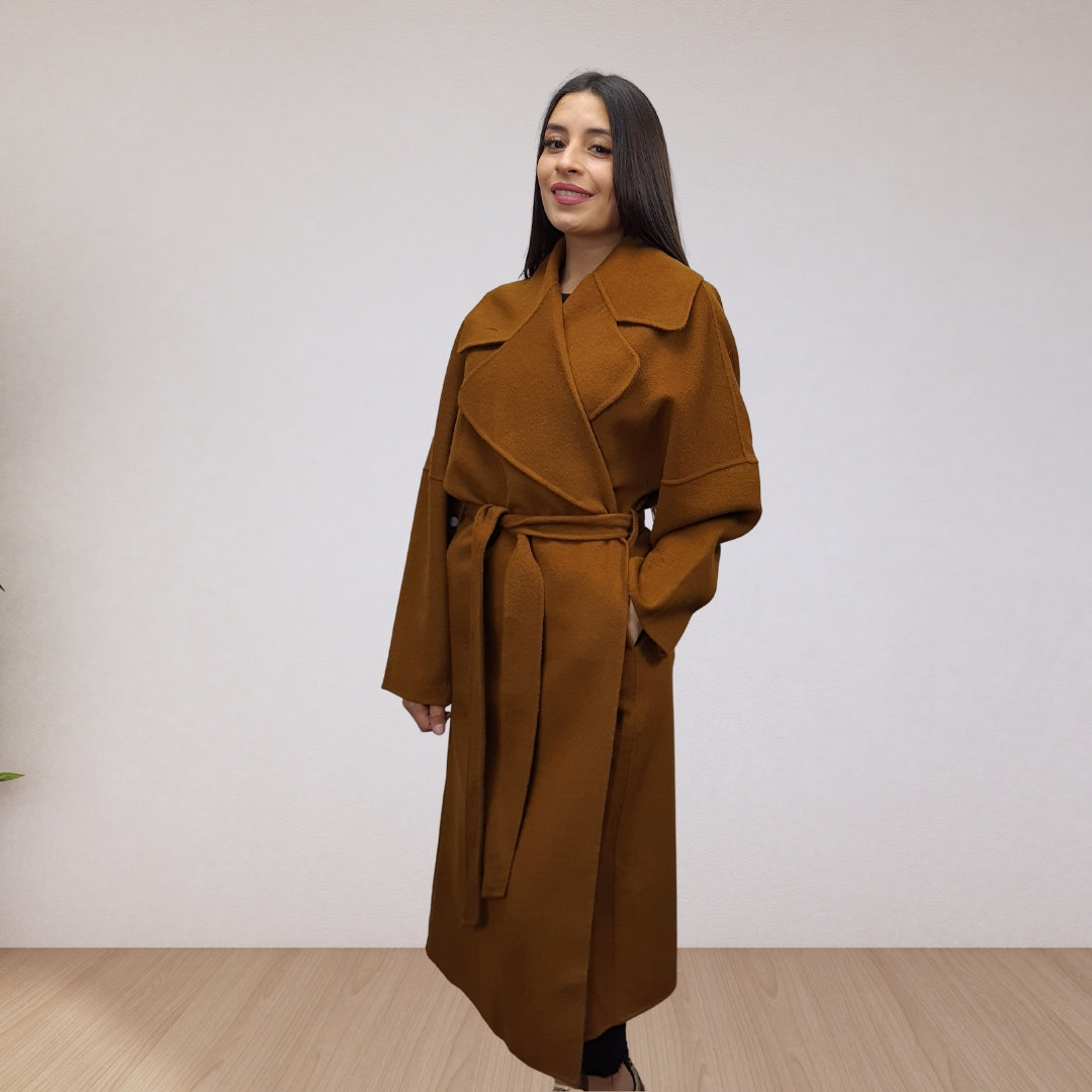Tapado Vero Moda Marron  Style PERFUME DF L/S WOOL COAT(VMC-LL)