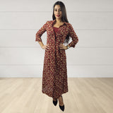 Vestido Vero Moda Burdeo Style RETAIL LI 3/4 LONG SHIRT SET(HH)