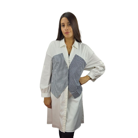 Camisa  Vero moda Blanco  Style DIAMOND 1/2 JERSEY TOP(VMC-TP)