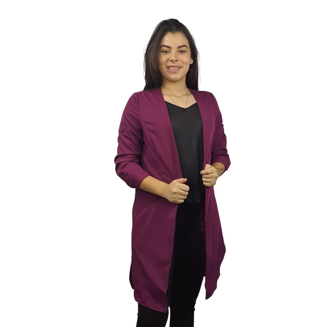 Blazer Vero Moda Morado Style ALICE 3/4 LONG BLAZER(BN-ET-3)