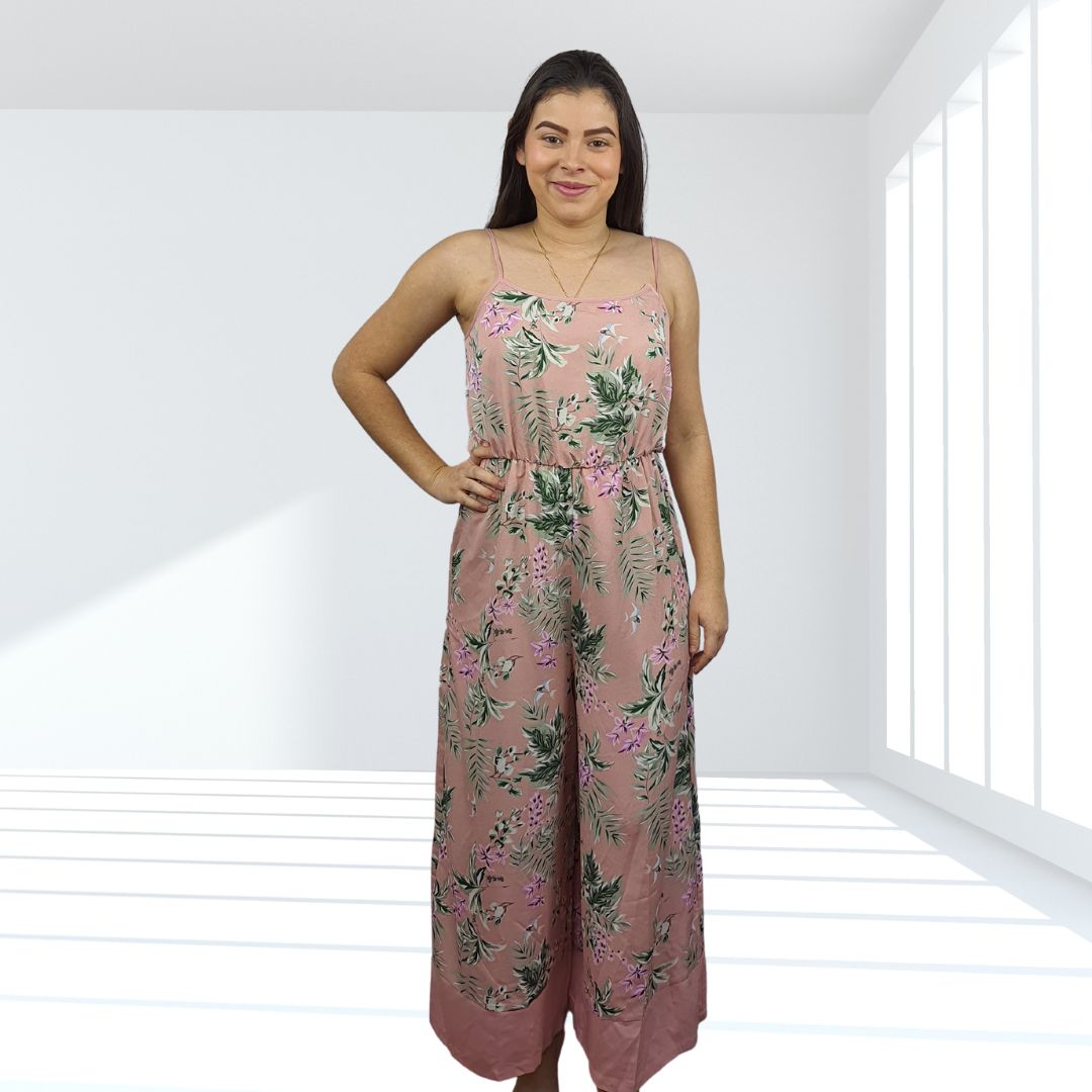 Enterito de Pijama Vero Moda Rosado Style JULIE 9/10 JUMPSUIT(HOMEWEAR)