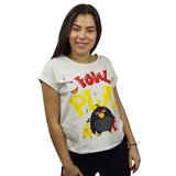 Polera Vero Moda Blanco Style EC ANGRY BIRD SUNSHINE S/S TOP(MP)