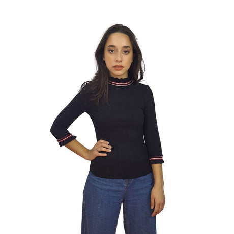Blusa Vero Moda Negro Style DREAM 3/4 TOP(DR)