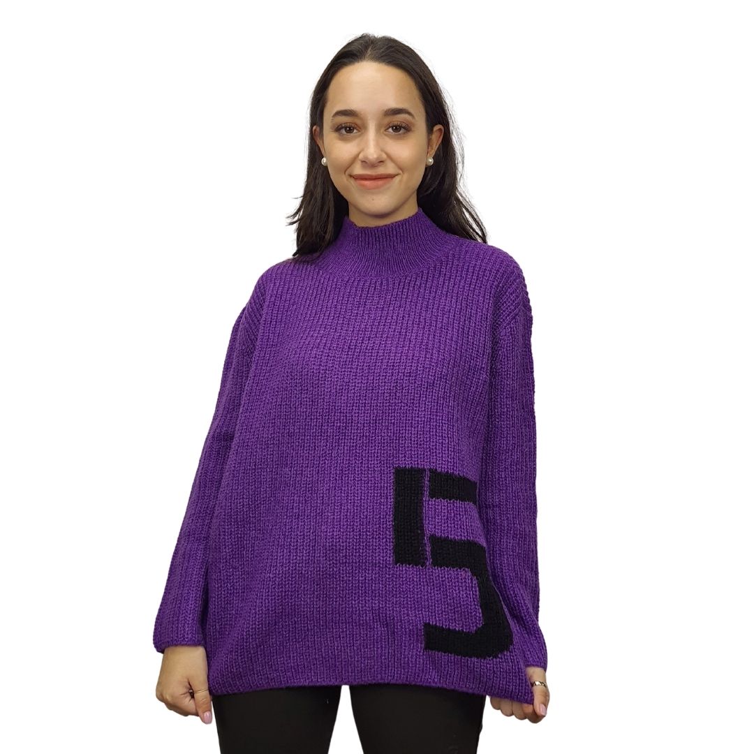 Sweater Vero Moda Morado Style SIMA L/S KNIT(MW-CT-2)