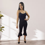 Pantalon Vero Moda Negro Style RERAX FLIP 7/8 S/B PANTS(NN)