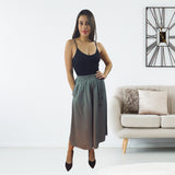 Pescador Vero Moda Verde Style JULY SOFT 7/8 WIDE PANTS(HH)