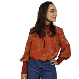 Blusa Vero Moda Rojo Style ADELE JENNIFER L/S TOP(VMC-PF)