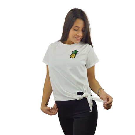 Polera Vero moda Beige Style FORCEFUL LEMON S/S TOP CL8(BJ)