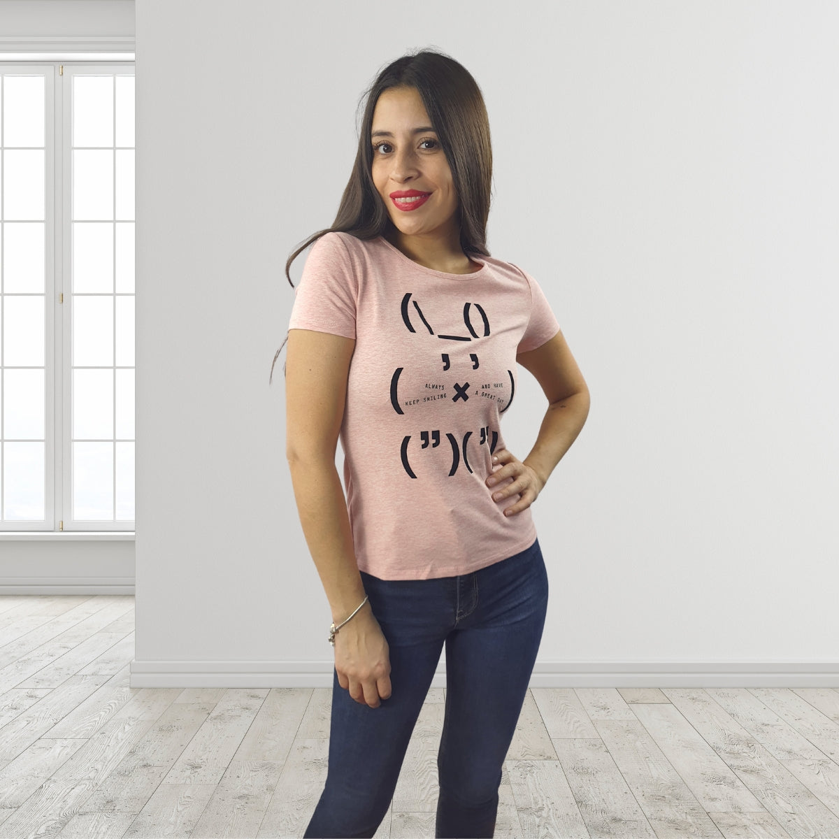Polera Vero Moda Rosa Vieja  Style SMILE S/S TOP(MM)-OR