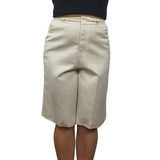 Short Vero Moda Beige Style KAREN 1/2 STRAIGHT PANTS(VMC-NE-EC-2)