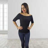 Blusa Vero Moda Negro Style LASAGNA 1/2 KNIT(VMC-PM)