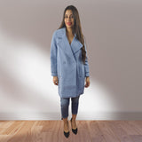 Blazer Vero Moda Azul Claro Style FARR L/S WOOL COAT(LL)