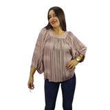 Blusa  Vero Moda Rosa Vieja  Style PISINO 3/4 TOP(RN)