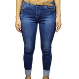 Pantalon  Vero Moda AZUL Style CLEVER 9/10 MW X-SLIM JEANS(NR)