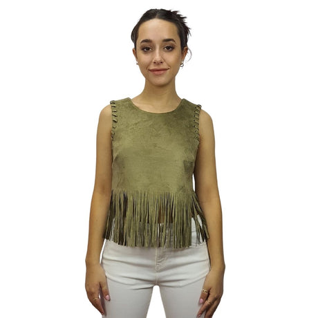 Top  Vero moda Verde Style KAY S/L TOP(CR)