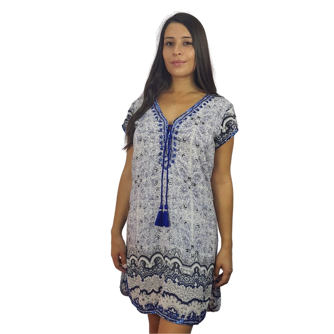 Vestido Rapsosdia Yumi Azul