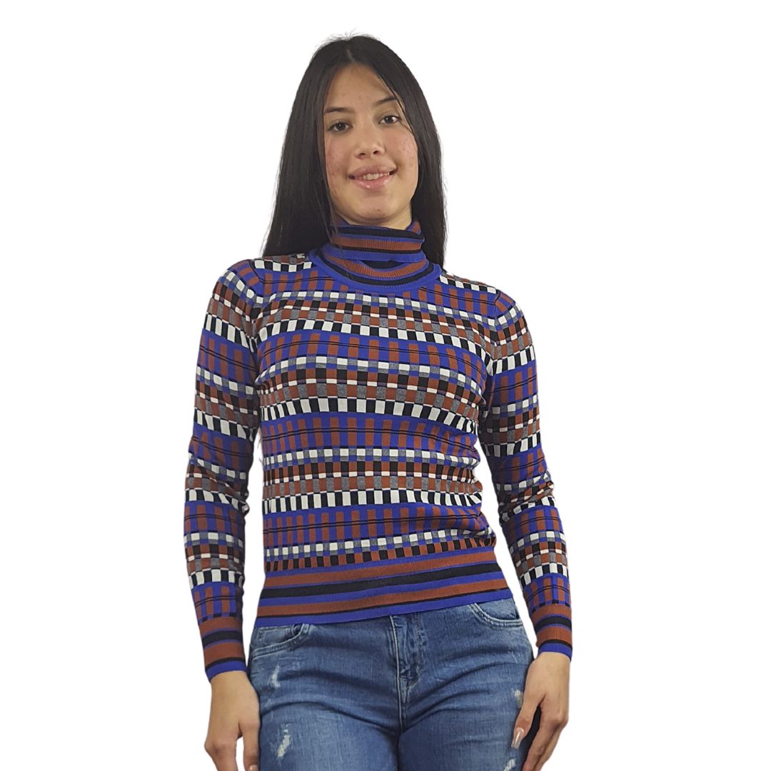 Sweater Vero Moda Azul Style JESSE L/S KNIT(BN-ET-2)