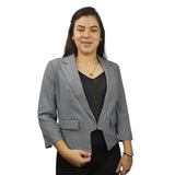 Blazer Vero Moda Gris Style MARTHA 3/4 BLAZER(EL)