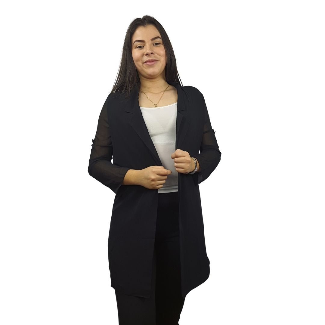 Blazer Vero Moda Negro Style MIAOMIAO 3/4 BLAZER(VMC-NE-ET-2)