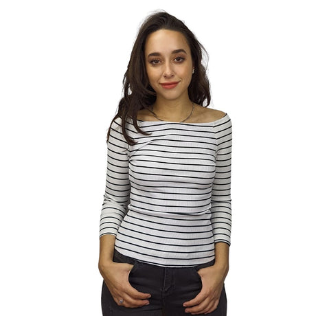 Blusa Vero Moda Blanco Style SCALLOPS 3/4 TOP(SD)
