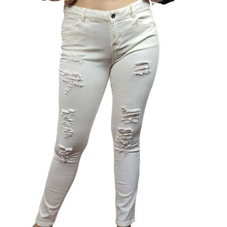 Jeans Vero Moda Blanco Style UNA 9/10 X-SLIM JEANS(PM-CT-2)