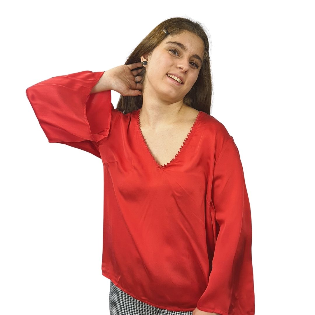 Blusa Rapsodia Kruger Rojo