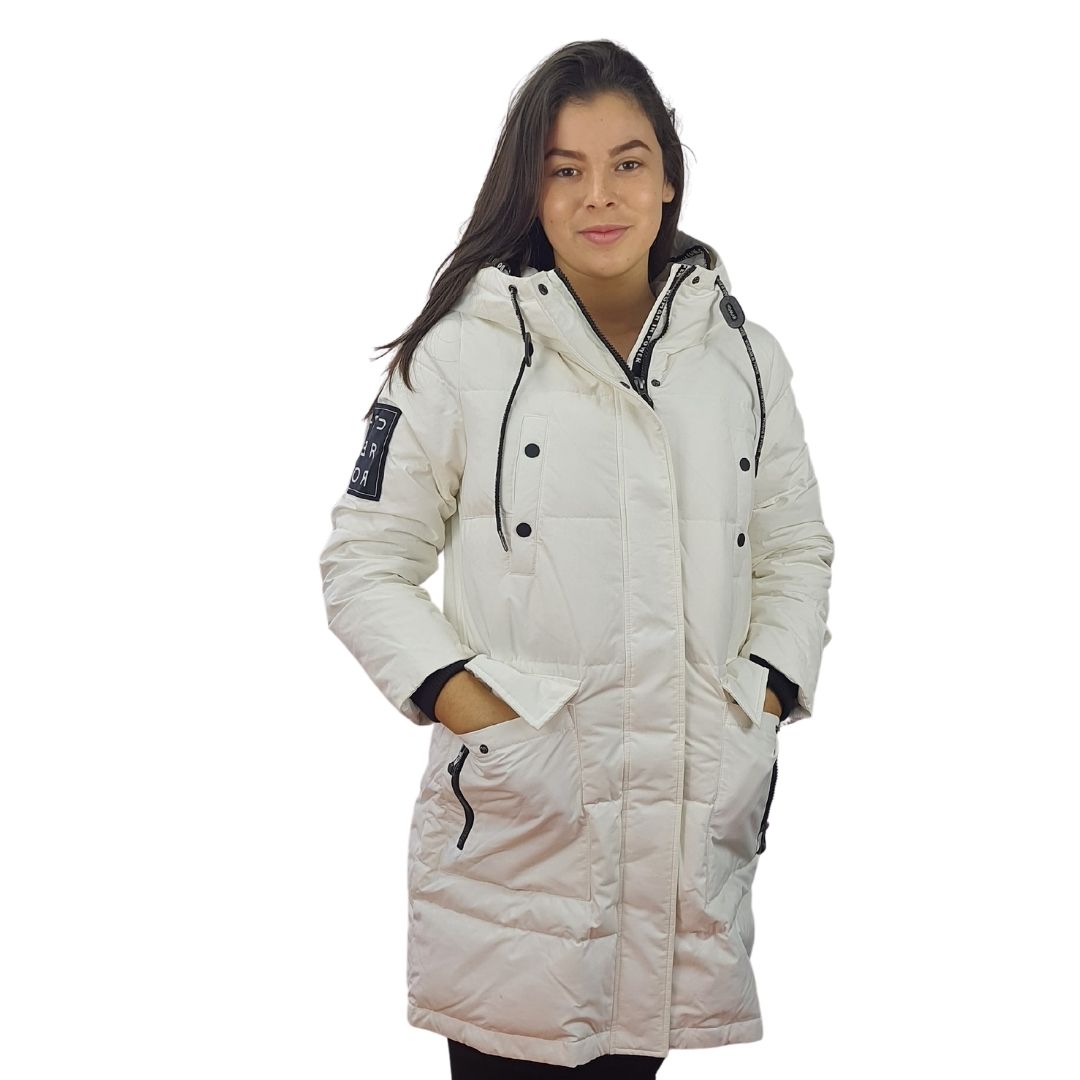 Parka  Veromoda Blanco  Style BESS 3/4 DOWN COAT(LL)